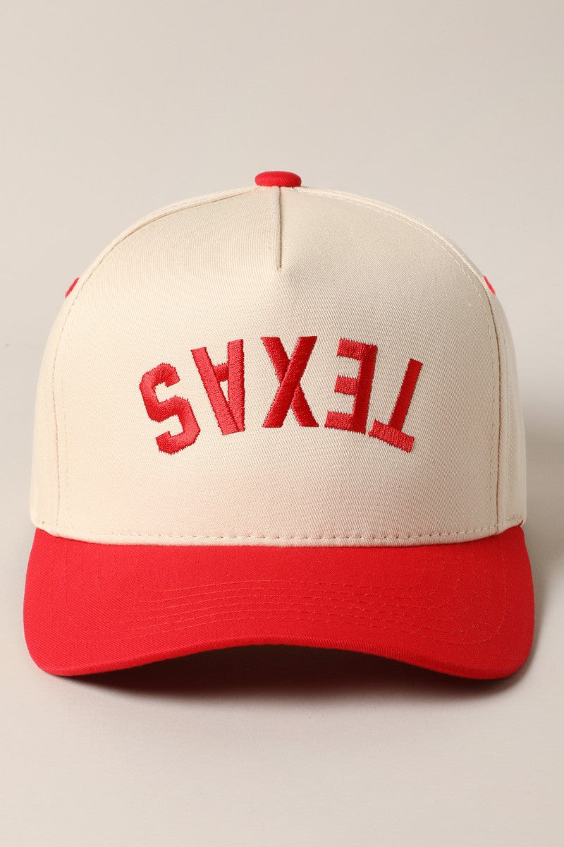 Texas Upside Down Baseball Hat FINAL SALE