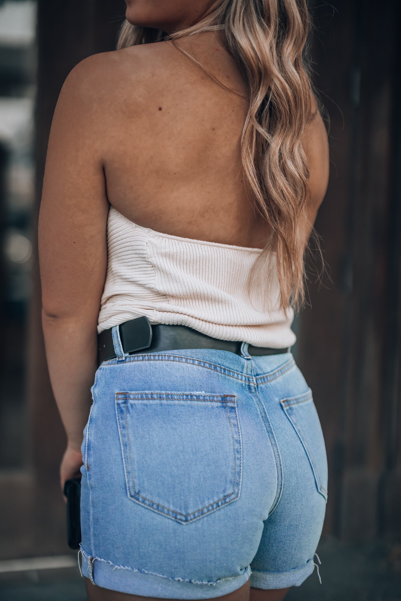 Talk To Me Cuffed Shorts FINAL SALE