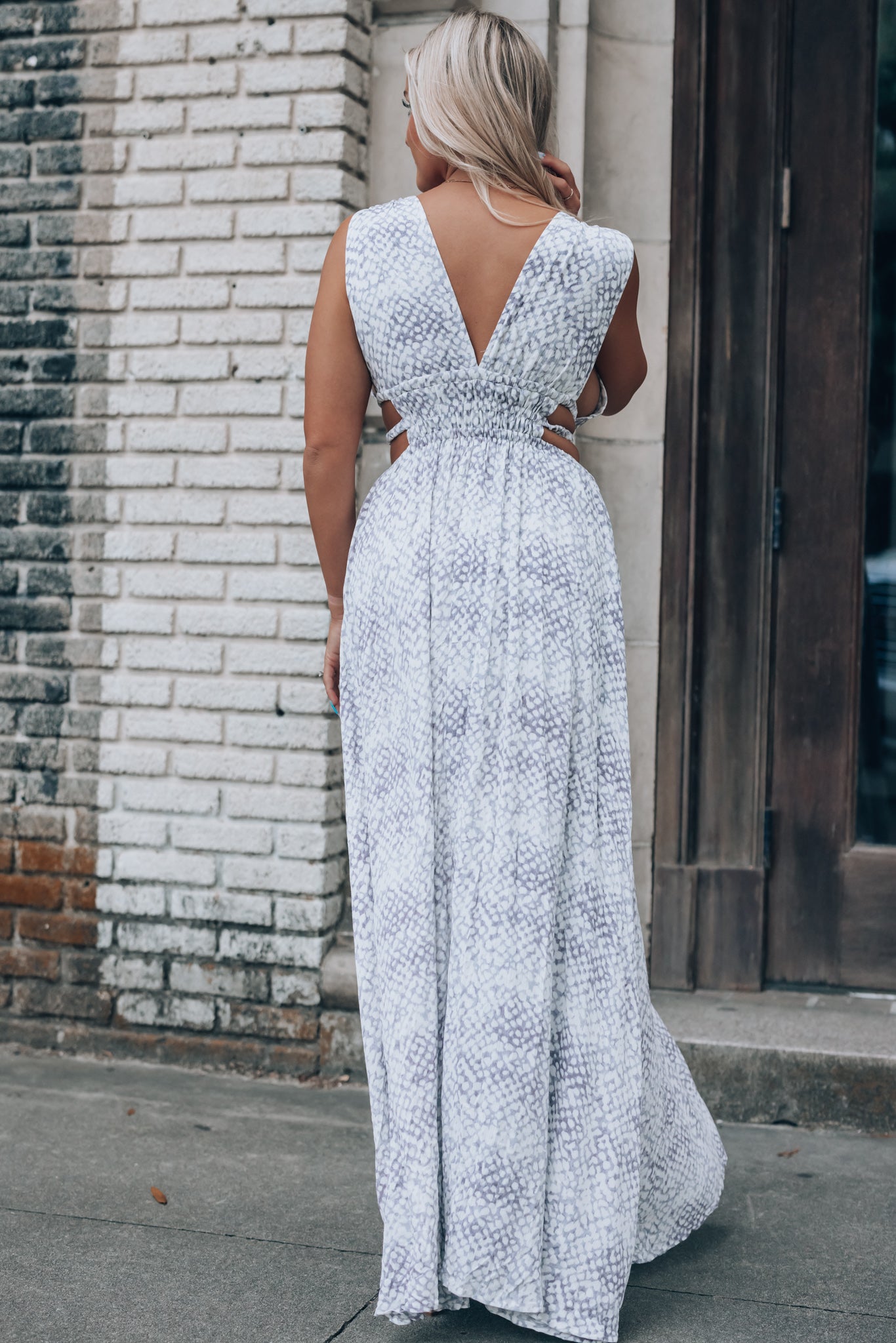 Onyx Maxi Dress (Grey) FINAL SALE
