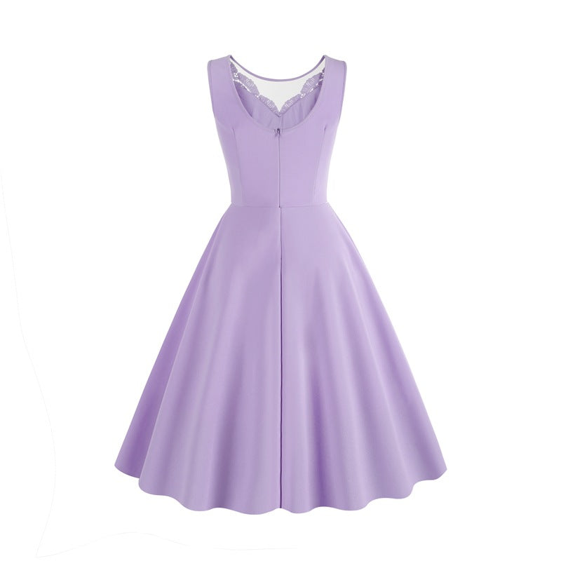 Crush On You Lace Bust Skater Dress
