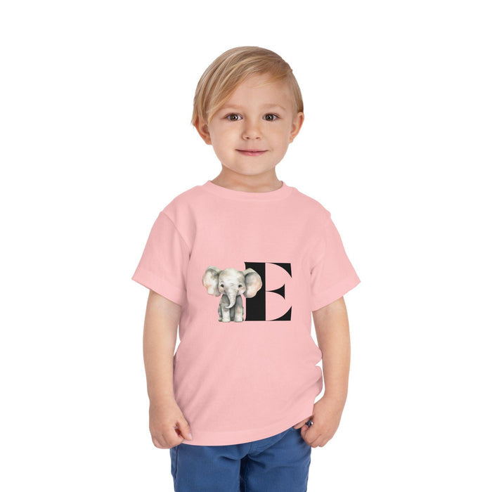 Alphabet Adventures: Letter E - Elephant Toddler T-shirt - Whippie's