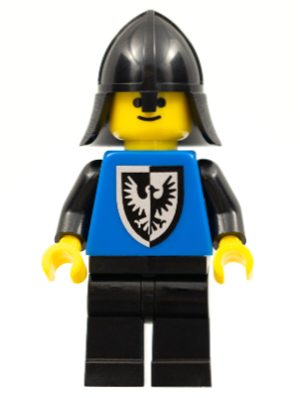 Black Falcon - Black Legs, Black Neck-Protector, Shield Bottom Round (Reissue)