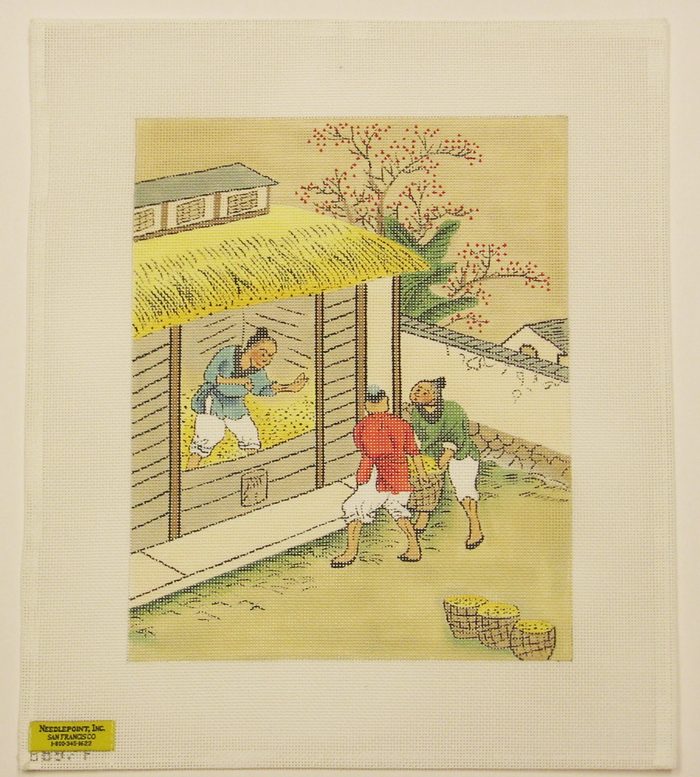 Needlepoint Chinese Farmer Canvas