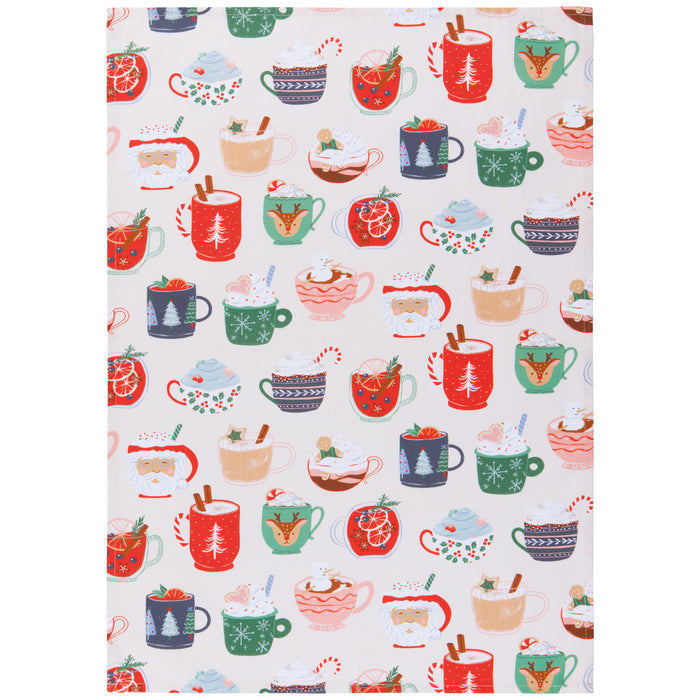 Cozy Cups Christmas Mug and Dishtowel Set