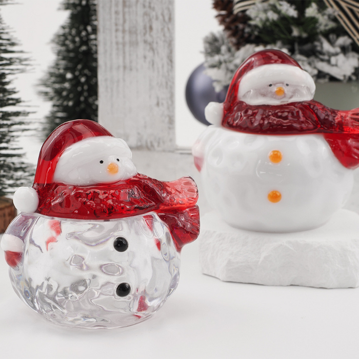 Cute Snowman Storage Jar Resin Mold