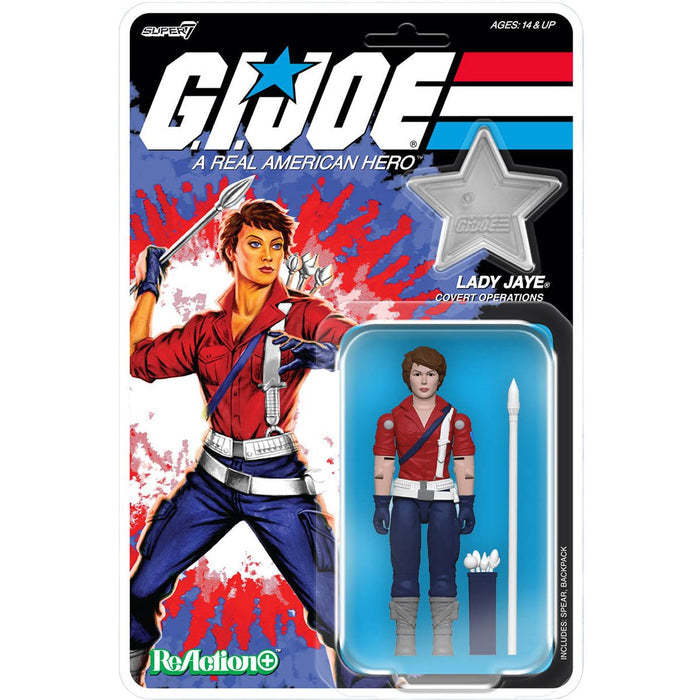 G.I. Joe ReAction+ Lady Jaye America's 250th Anniversary 3 3/4-Inch Action Figure