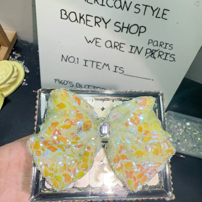 Handmade Diamond Bow Decoration Resin Mold
