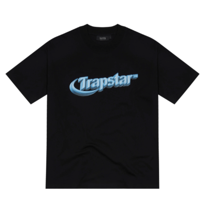 Koszulka Trapstar Hyperdrive Cloud Tee Black TRAPSTAR Koszulki