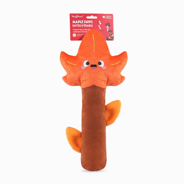 Hugsmart Products Inc Hugsmart Products Inc - HugSmart Pet - Maple Paws | Maple leaf - Dog Plush Toy