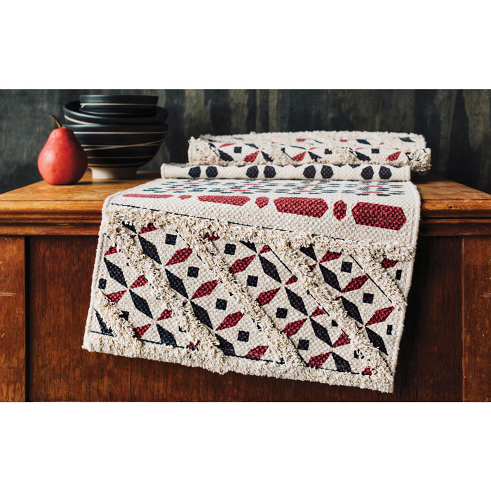 Mosiac Midnight Wine Table Runner 72 inches