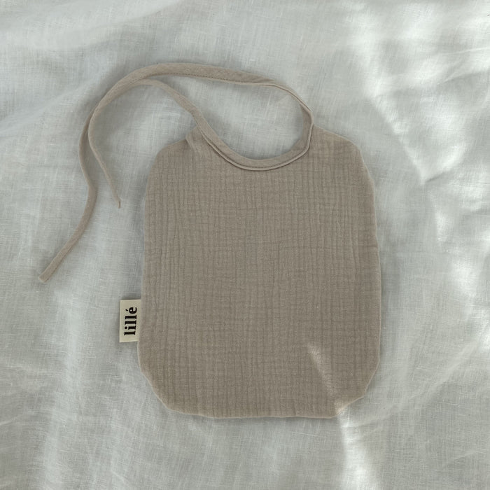 MUSLIN BIBS - Beige