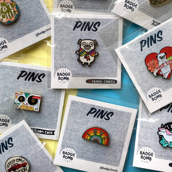 New York Liberty Torch Enamel Pin