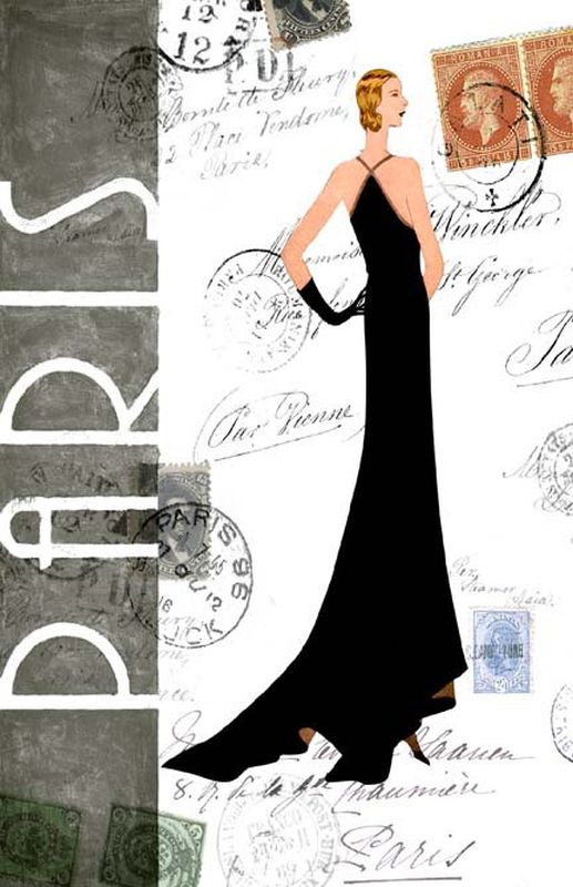 Paris Fashion Print