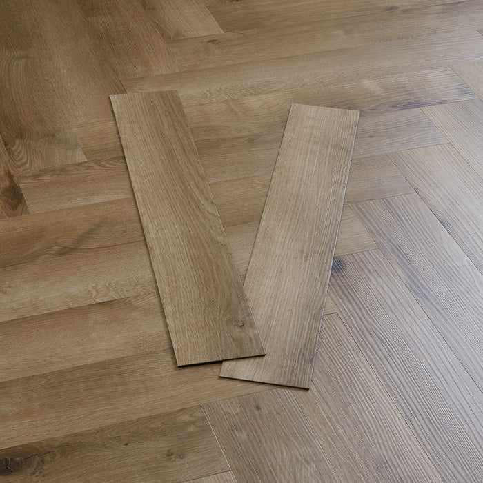 Rannerdale LVT Herringbone Flooring - French Oak