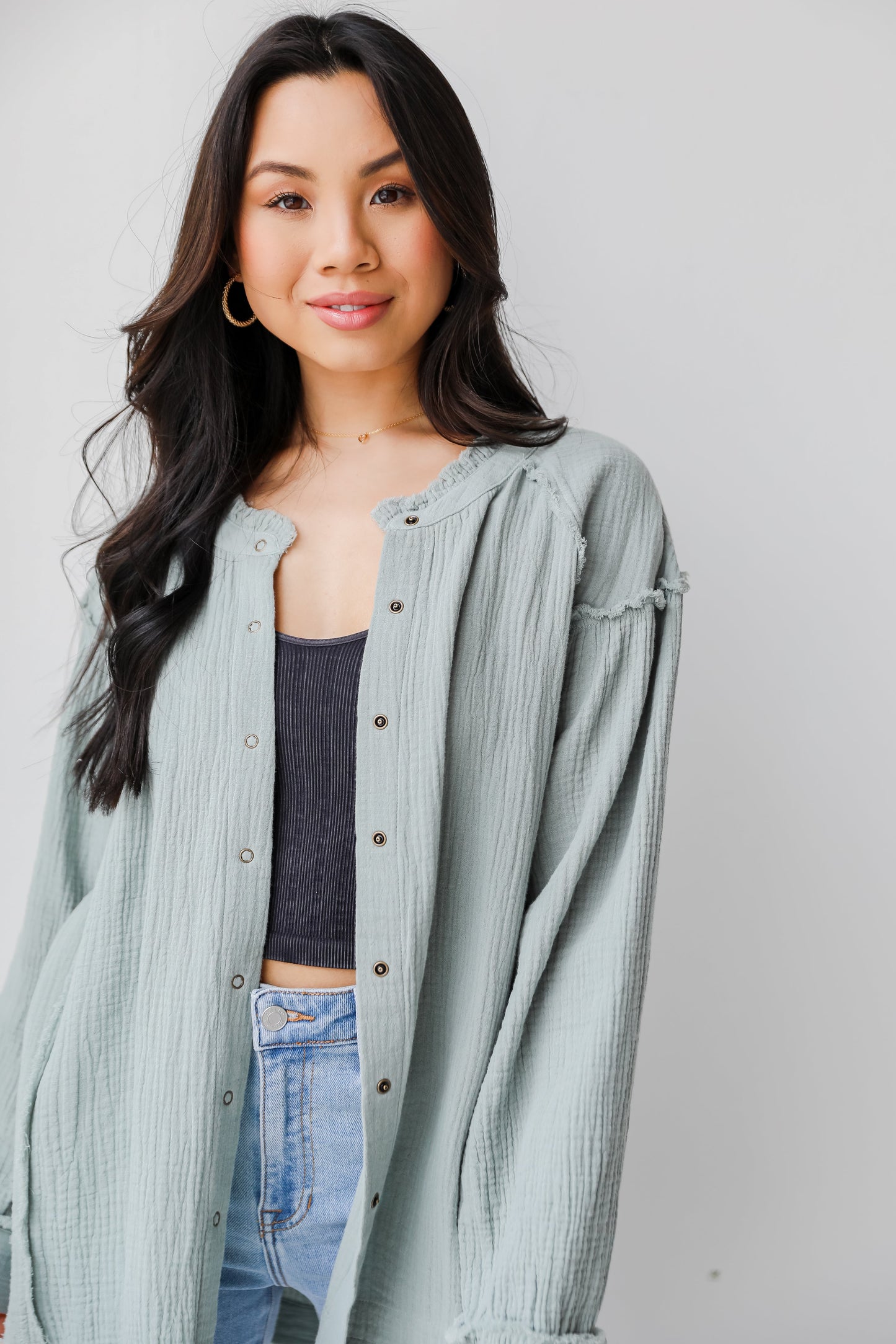 Back To Love Linen Blouse