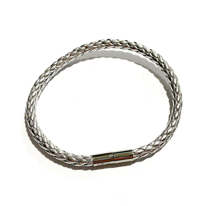 Silver Braided Bracelet