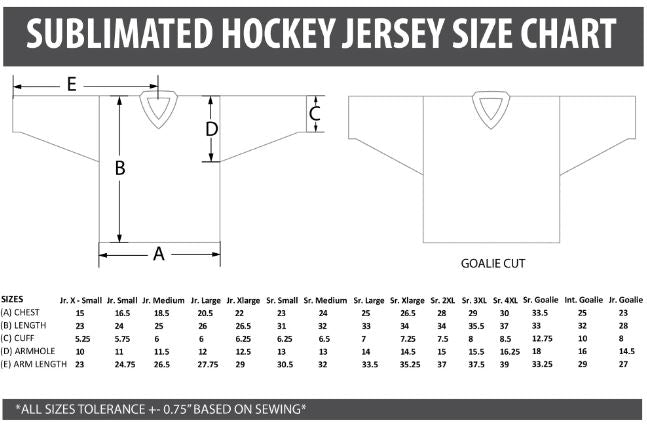Sockeye Salmon Sublimation Hockey Jersey