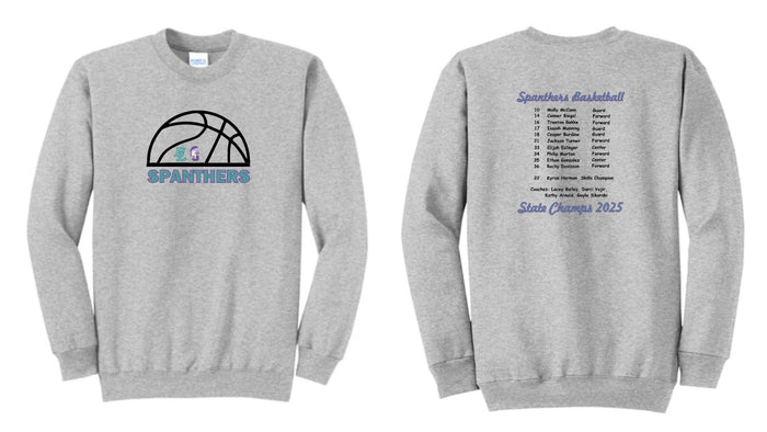 Spanthers Basketball Crew Sweatshirt
