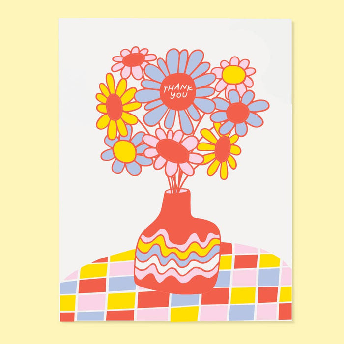 Thank You Vase Greeting Card