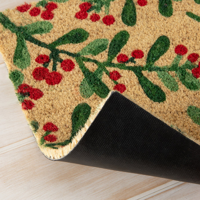 Winterberry Christmas Doormat