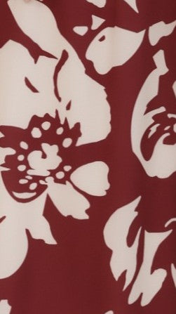 Melina Jumpsuit - Merlot Floral