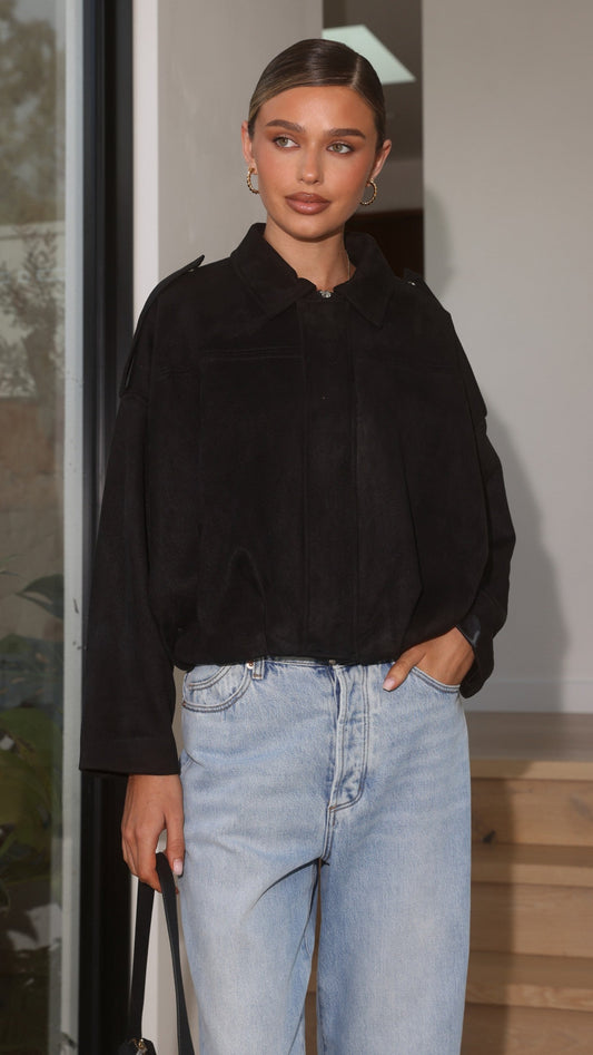Phoenix Bomber Jacket - Black