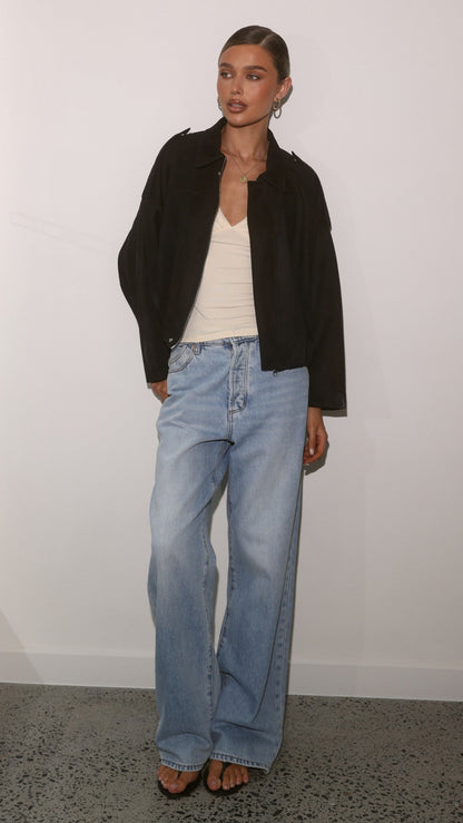 Phoenix Bomber Jacket - Black