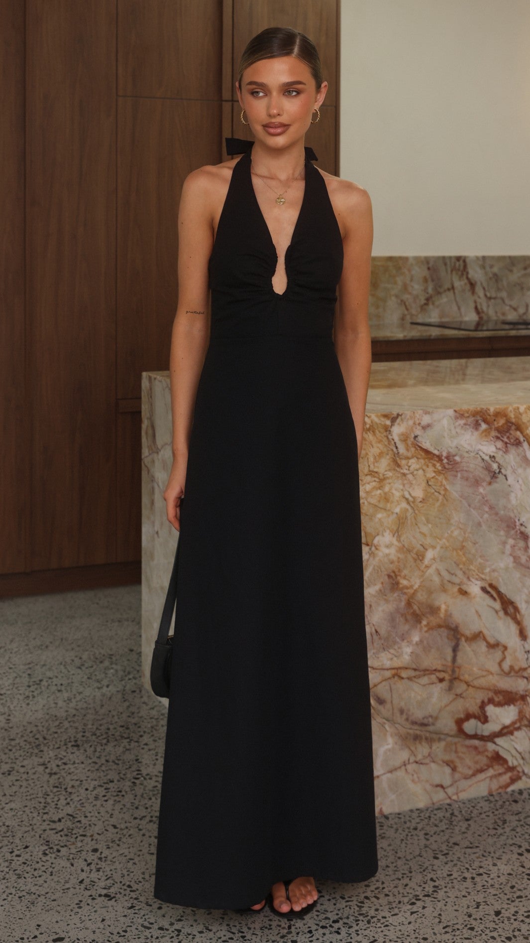 Larna Maxi Dress - Black