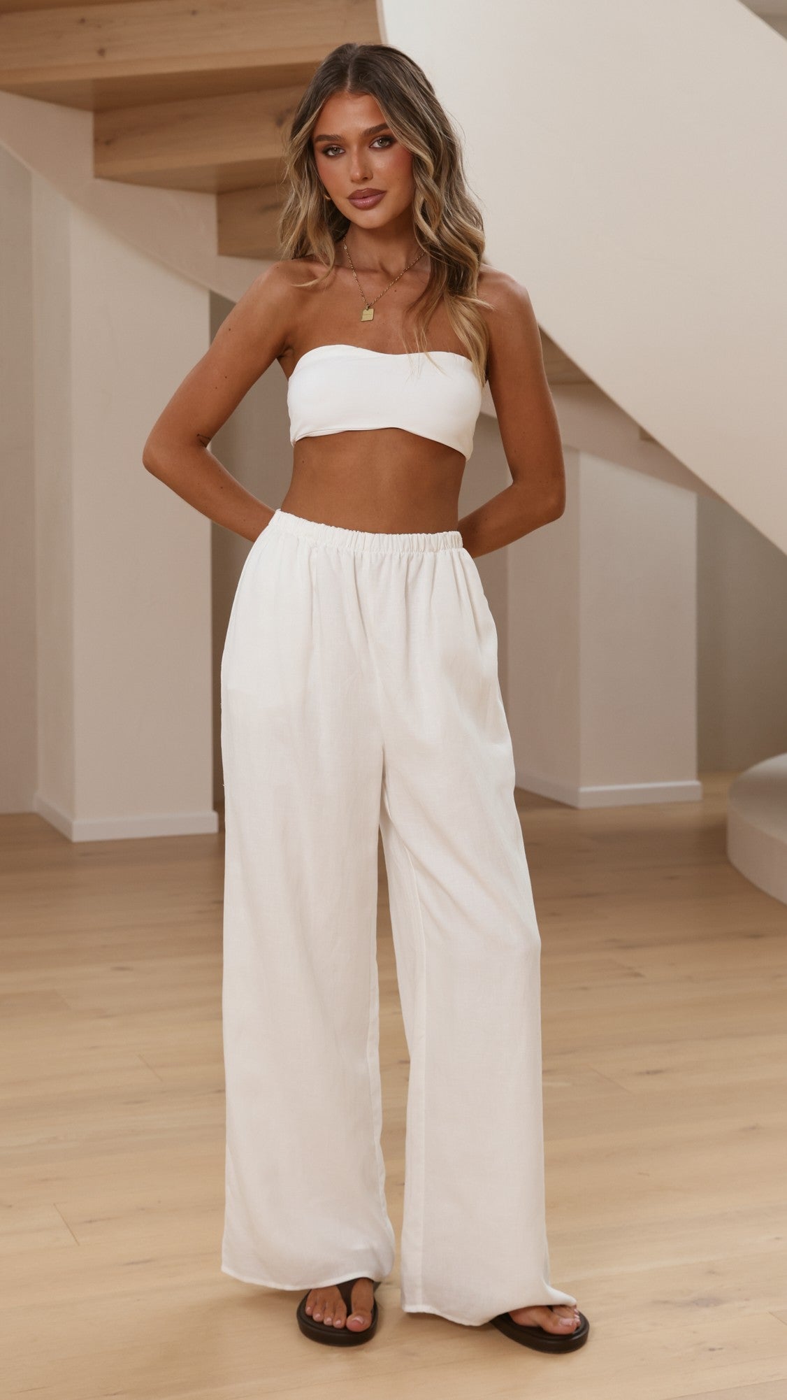 Luna Pants - White