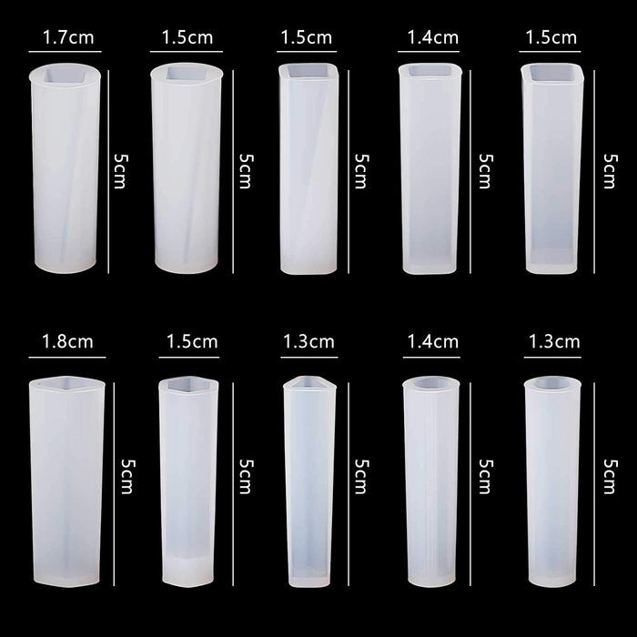 10 Styles Pendulum Resin Molds