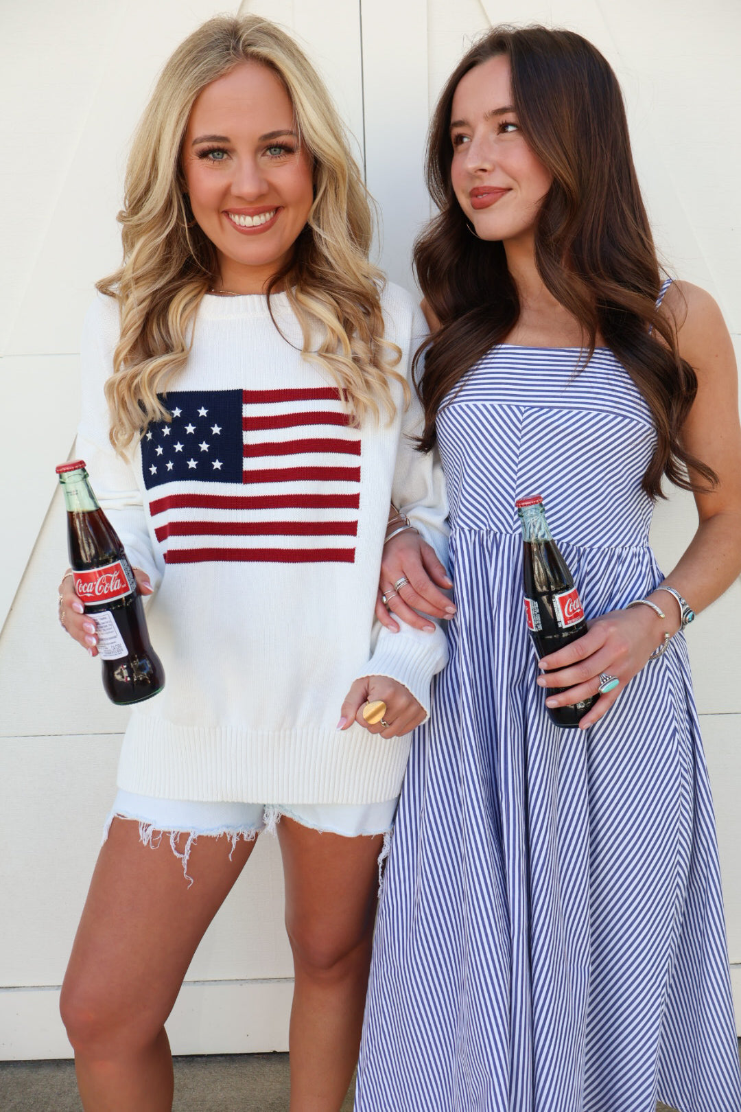 Classic American Flag Sweater