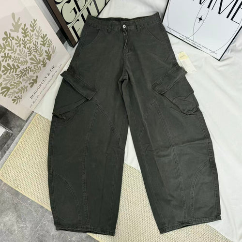 Cargo-Style Curved-Leg Rousers