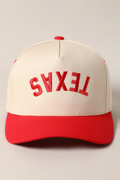 Texas Upside Down Baseball Hat FINAL SALE