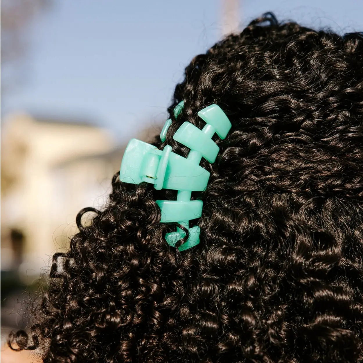 TELETIES Medium Classic Claw Hair Clip - Spring Splash