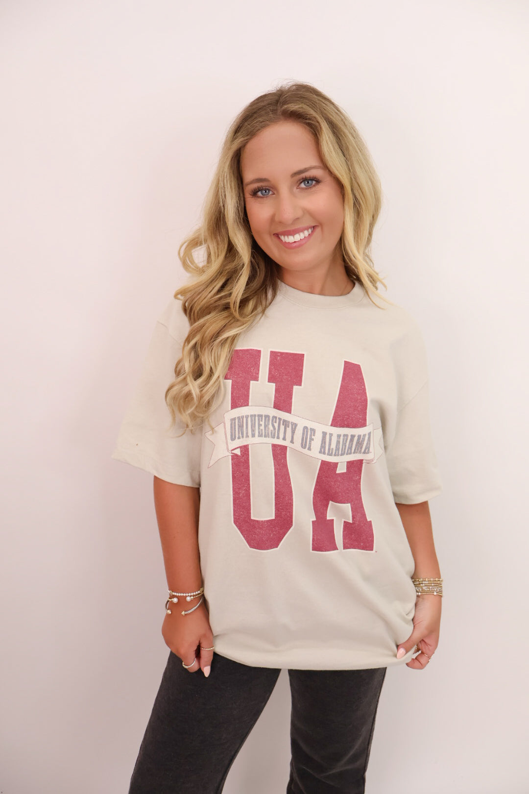 UA University of Alabama Banner Oversized Tee