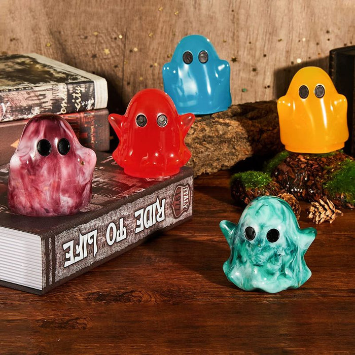 2Pcs Halloween Ghost Shape Silicone Resin Molds Halloween Craft Home Decoration