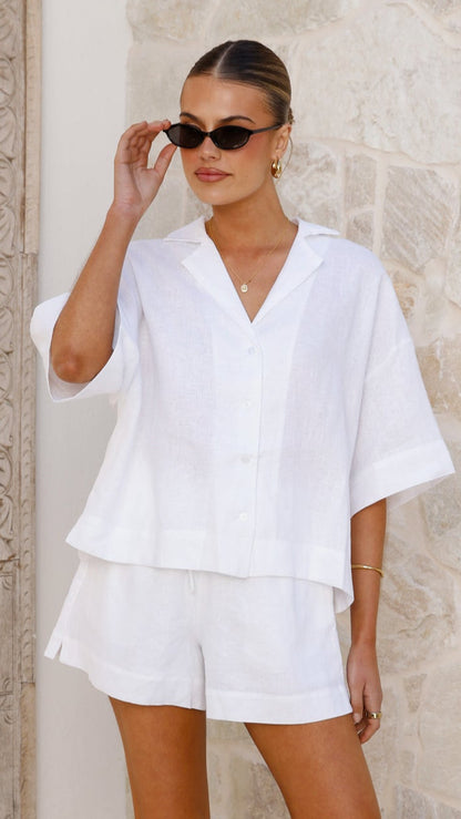 Luna Shorts - White