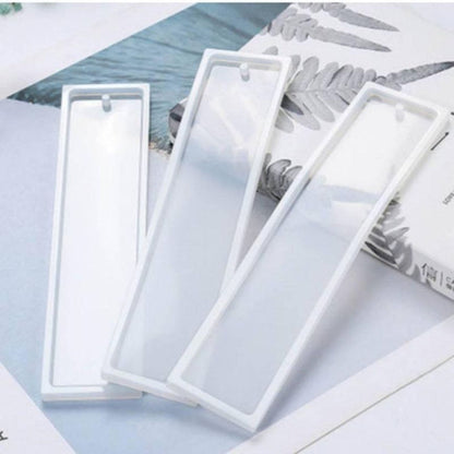 3pcs Rectangle Bookmark Silicone Mold