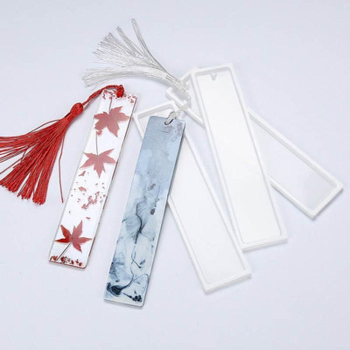 3pcs Rectangle Bookmark Silicone Mold