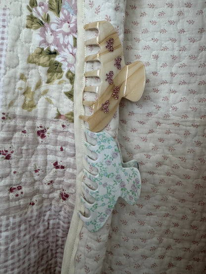 Bloom Floral Claw Clip