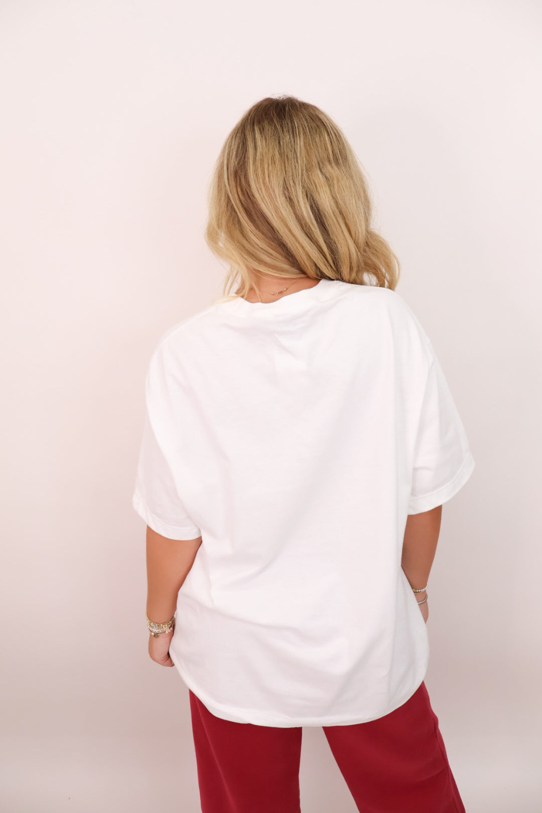 Crimson Tide Alabama Throwback Logo Oversized Tee