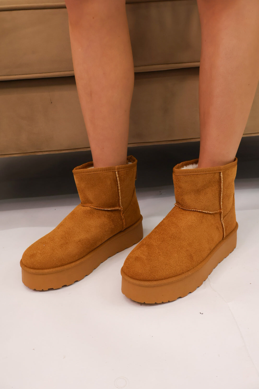 Platform Sherpa Bootie