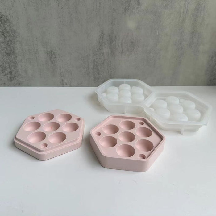 7 Shapes Resin Dice Molds with Numbers, Dice Games for Families
