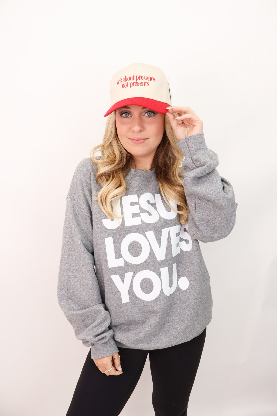 It’s About Presence, Not Presents Trucker Hat