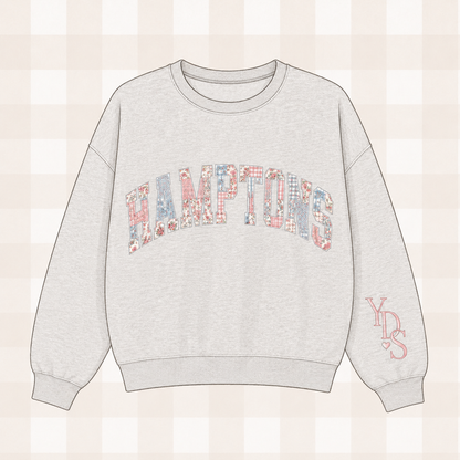 Hamptons Vintage Floral Custom Crew PRE ORDER