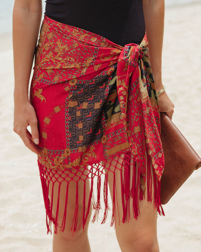 Caballera Fringe Cover Up