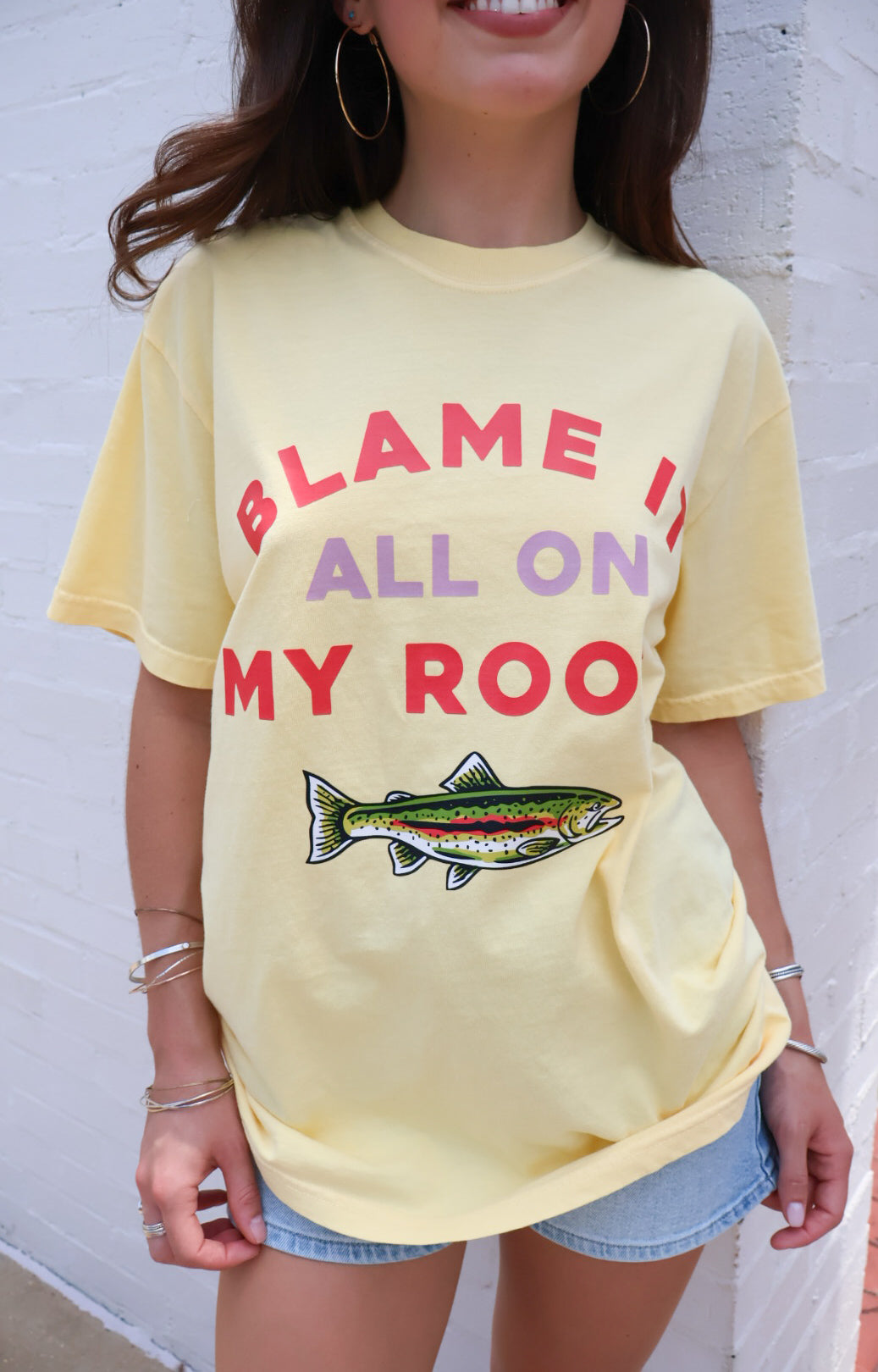 Blame It On My Roots Graphic Tee