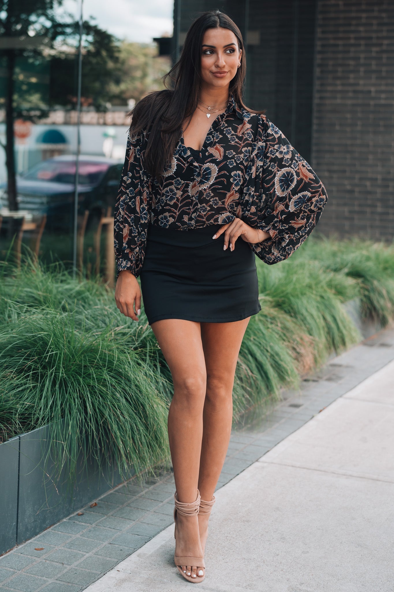 Serene Floral Button Up FINAL SALE