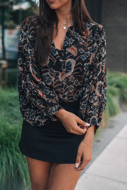 Serene Floral Button Up FINAL SALE