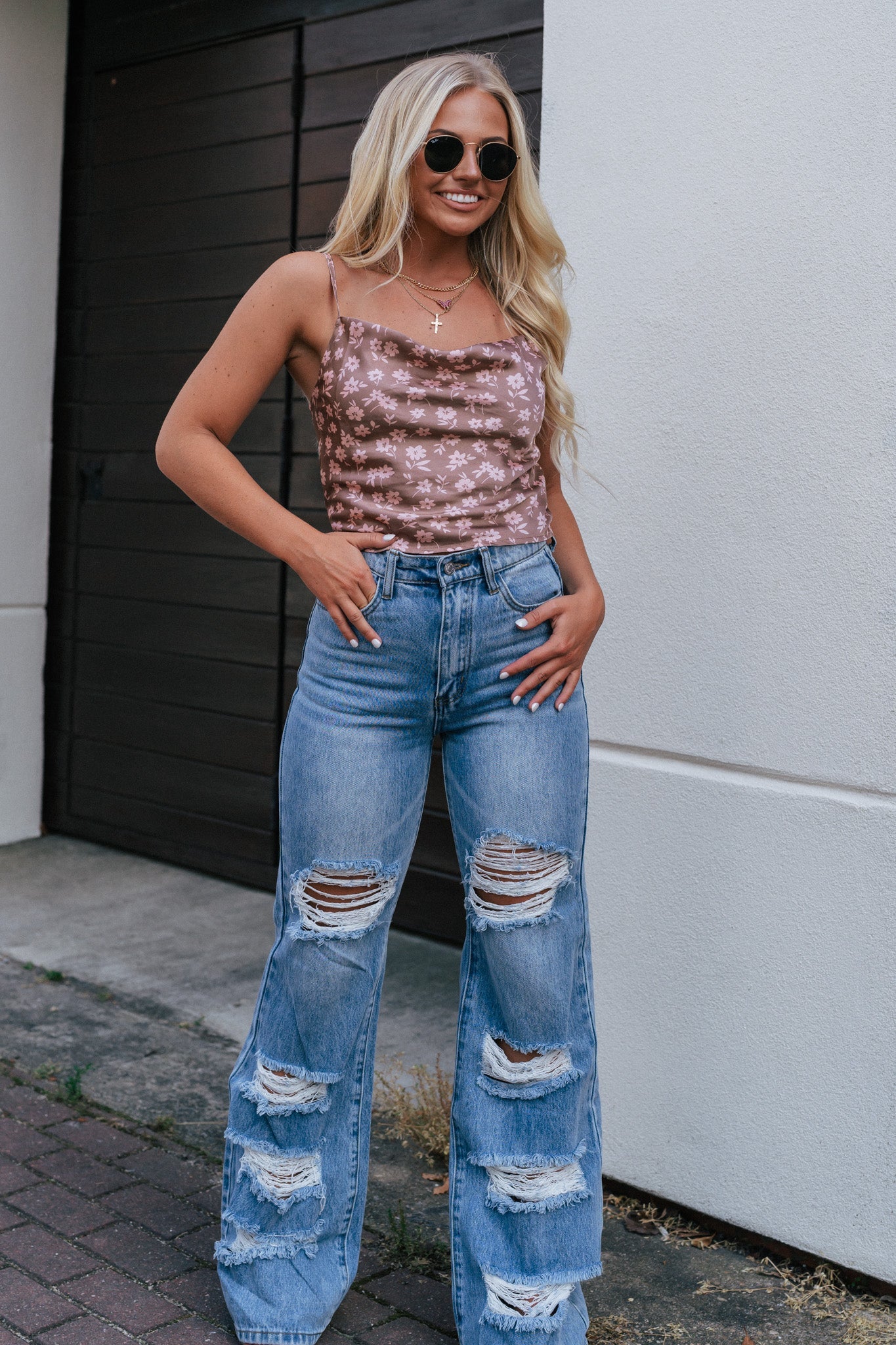 Little Of Your Love Cowl Neck Top